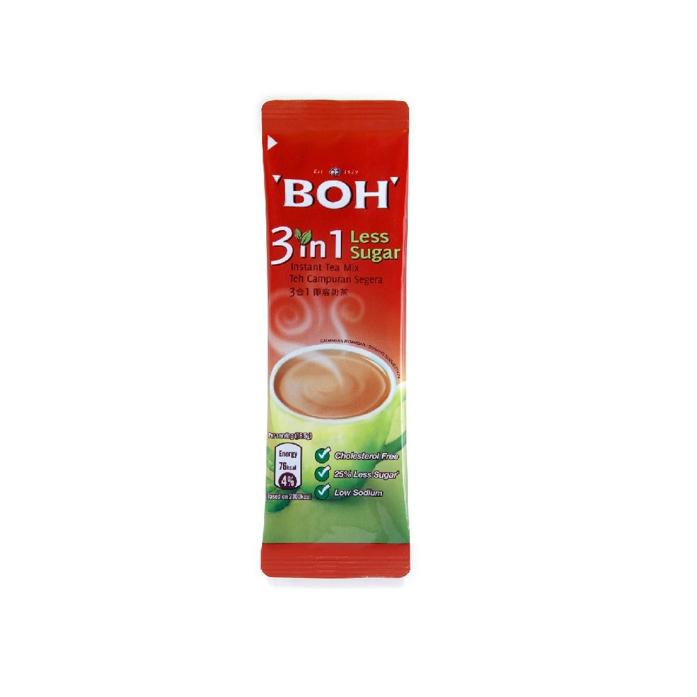 BOH 3 in 1 Less Sugar Stick Pack