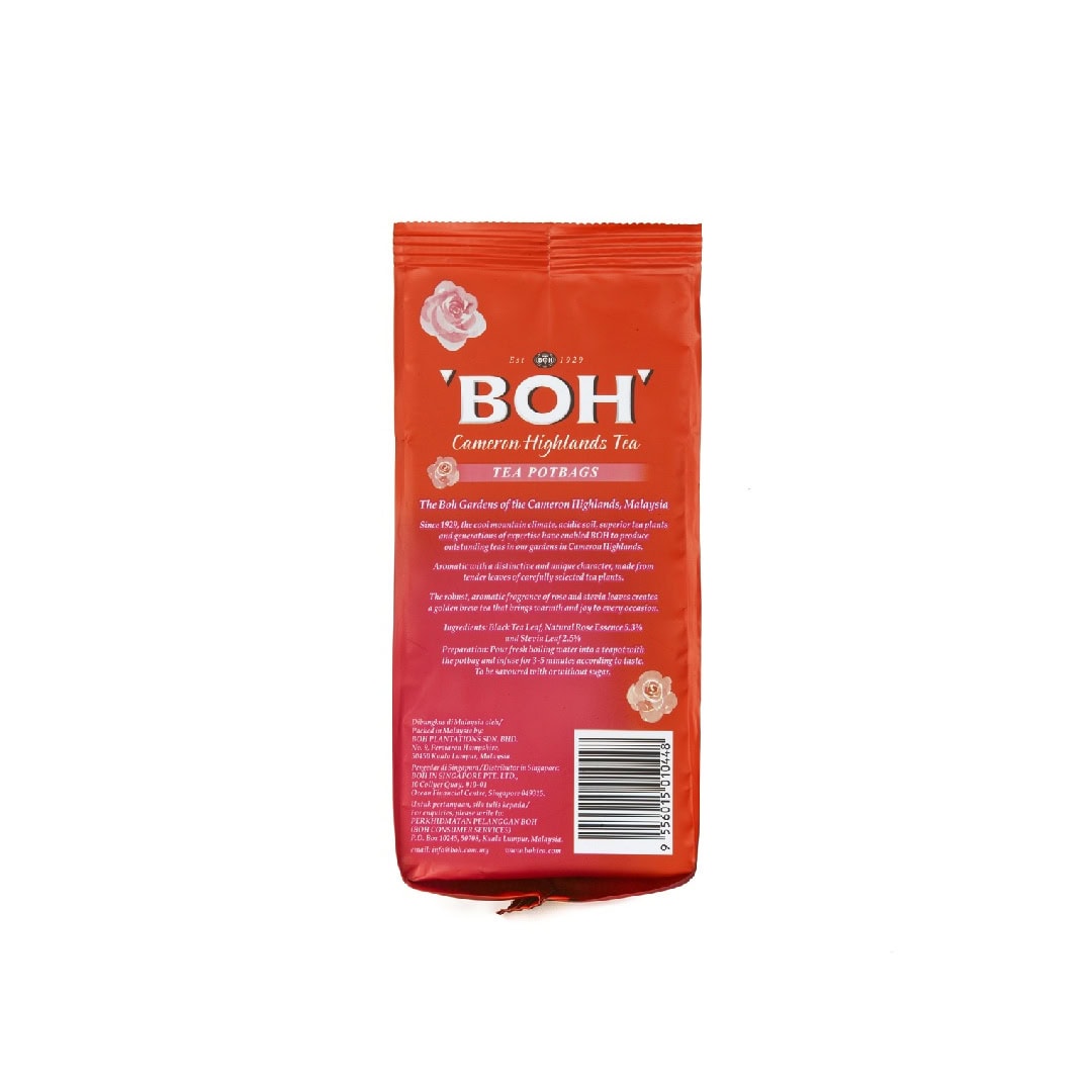 BOH Potbag Rose Tea (40's)